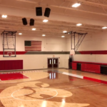 DDS Paints Haddon Township High School Gym