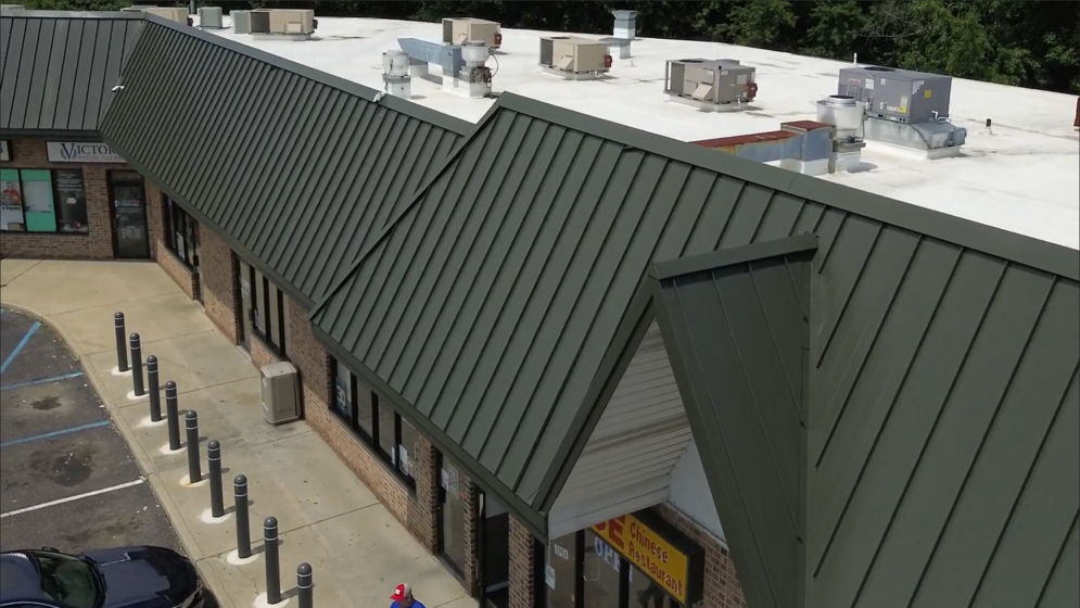 Metal Standing Seam Facade Transformation